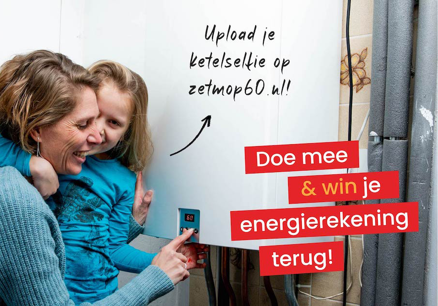 Actie BerkellandEnergie campagne ‘Zet ‘m op 60!’